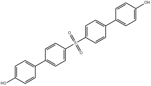 4,4'-dihydroxy diphenyl sulfone Struktur