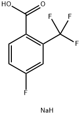 sodium 4-fluoro-2-(trifluoromethyl)benzoate Struktur