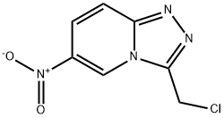 3-Chloromethyl-6-nitro-[1,2,4]triazolo[4,3-a]pyridine Struktur