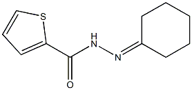 N'-cyclohexylidene-2-thiophenecarbohydrazide Struktur