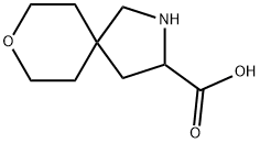 8-oxa-2-azaspiro[4.5]decane-3-carboxylic acid Struktur