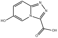 6-hydroxy-[1,2,4]triazolo[4,3-a]pyridine-3-carboxylic acid Struktur