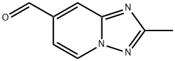 2-methyl-[1,2,4]triazolo[1,5-a]pyridine-7-carbaldehyde Struktur