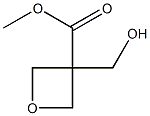 methyl 3-(hydroxymethyl)oxetane-3-carboxylate Struktur