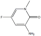 3-amino-5-fluoro-1-methylpyridin-2(1H)-one Struktur