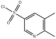 5,6-Dimethylpyridine-3-sulfonyl chloride Struktur