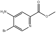 METHYL 4-AMINO-5-BROMOPYRIDINE-2-CARBOXYLATE Struktur