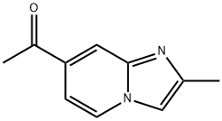 1-{2-methylimidazo[1,2-a]pyridin-7-yl}ethan-1-one Struktur