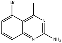 5-bromo-4-methylquinazolin-2-amine Struktur