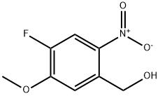 (4-Fluoro-5-methoxy-2-nitro-phenyl)-methanol Struktur