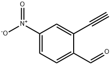 2-ethynyl-4-nitrobenzaldehyde Struktur