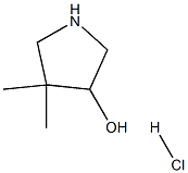 4,4-二甲基吡咯烷丁-3-醇鹽酸鹽, 1795504-80-1, 結(jié)構(gòu)式