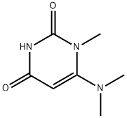 6-(Dimethylamino)-1-methyl-2,4(1H,3H)-pyrimidinedione Struktur