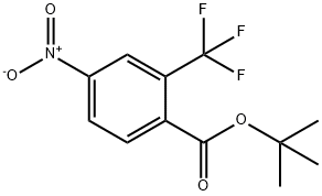 4-Nitro-2-trifluoromethyl-benzoic acid tert-butyl ester Struktur