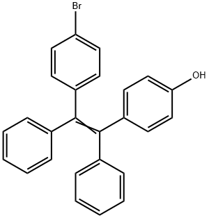 [1-苯基-1-(4-羥基苯)-2-苯基-2-(4-羥基苯)]乙烯 結(jié)構(gòu)式