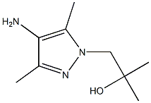 1-(4-amino-3,5-dimethyl-1H-pyrazol-1-yl)-2-methylpropan-2-ol Struktur