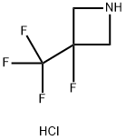 3-fluoro-3-(trifluoromethyl)azetidine hydrochloride Struktur