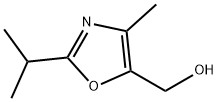 [4-methyl-2-(propan-2-yl)-1,3-oxazol-5-yl]methanol Struktur