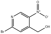 (2-Bromo-5-nitro-pyridin-4-yl)-methanol Struktur