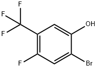 2-bromo-4-fluoro-5-(trifluoromethyl)phenol Struktur