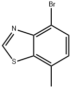 4-bromo-7-methyl-1,3-benzothiazole Struktur