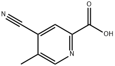 4-Cyano-5-methylpicolinic acid Struktur