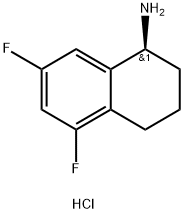 (1S)-5,7-二氟-1,2,3,4-四氫萘-1-胺鹽酸, 1807940-93-7, 結(jié)構(gòu)式