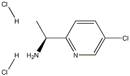 (1S)-1-(5-CHLOROPYRIDIN-2-YL)ETHAN-1-AMINE DIHYDROCHLORIDE Struktur