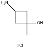 3-amino-1-methylcyclobutan-1-ol hydrochloride Struktur