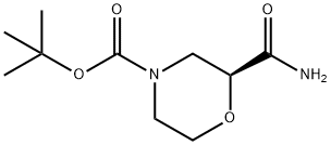 (S)-4-Boc-2-carbaMoylMorpholine Struktur