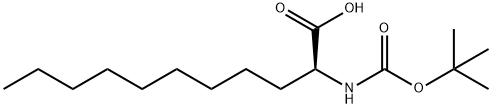 (2S)-2-(Boc-amino)undecanoic acid Struktur