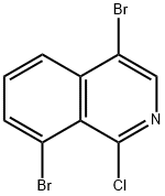 4,8-dibromo-1-chloroisoquinoline Struktur