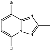 8-bromo-5-chloro-2-methyl-[1,2,4]triazolo[1,5-a]pyridine Struktur