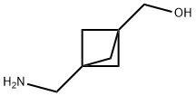 3-(aminomethyl)bicyclo[1.1.1]pentan-1-methanol Struktur