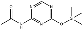 N-(4-Trimethylsilanyloxy-[1,3,5]triazin-2-yl)-acetamide Struktur