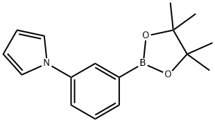 1-(3-(4,4,5,5-tetramethyl-1,3,2-dioxaborolan-2-yl)phenyl)-1H-pyrrole Struktur