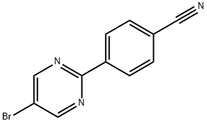 5-Bromo-2-(4-cyanophenyl)pyrimidine Struktur