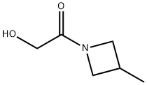 2-hydroxy-1-(3-methylazetidin-1-yl)ethan-1-one Struktur