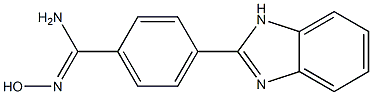 4-(2-Benzimidazolyl)benzamidoxime, 97% Struktur