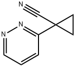 1-Pyridazin-3-ylcyclopropanecarbonitrile Struktur