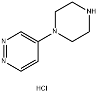 4-(piperazin-1-yl)pyridazine dihydrochloride Struktur