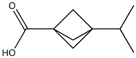 3-propan-2-ylbicyclo[1.1.1]pentane-1-carboxylic acid Struktur