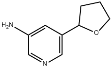 5-(tetrahydrofuran-2-yl)pyridin-3-amine Struktur