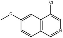 4-chloro-6-methoxyisoquinoline Struktur