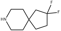 2,2-difluoro-8-azaspiro[4.5]decane Struktur