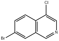 7-bromo-4-chloroisoquinoline Struktur