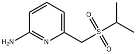 6-[(propane-2-sulfonyl)methyl]pyridin-2-amine Struktur