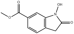 methyl 1-hydroxy-2-oxoindoline-6-carboxylate Struktur