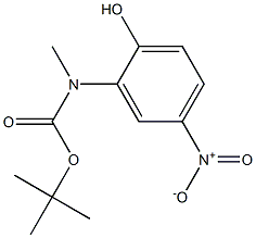 Carbamic acid, (2-hydroxy-5-nitrophenyl)methyl-, 1,1-dimethylethyl ester Struktur