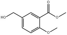 Methyl 5-(hydroxymethyl)-2-methoxybenzoate Struktur